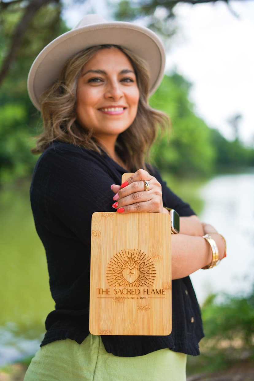 Cynthia Ramirez, founder and curator of The Sacred Flame charcuterie experiences